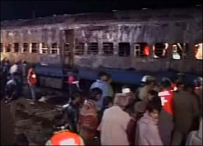 Samjhauta Express after Bombing